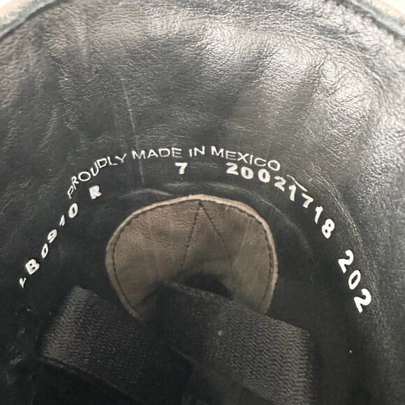 NEW Lane DUSTOFF Womens Cowboy Boots 7 Gray Western Cowgirl Short Ankle Boot - Picture 10 of 12